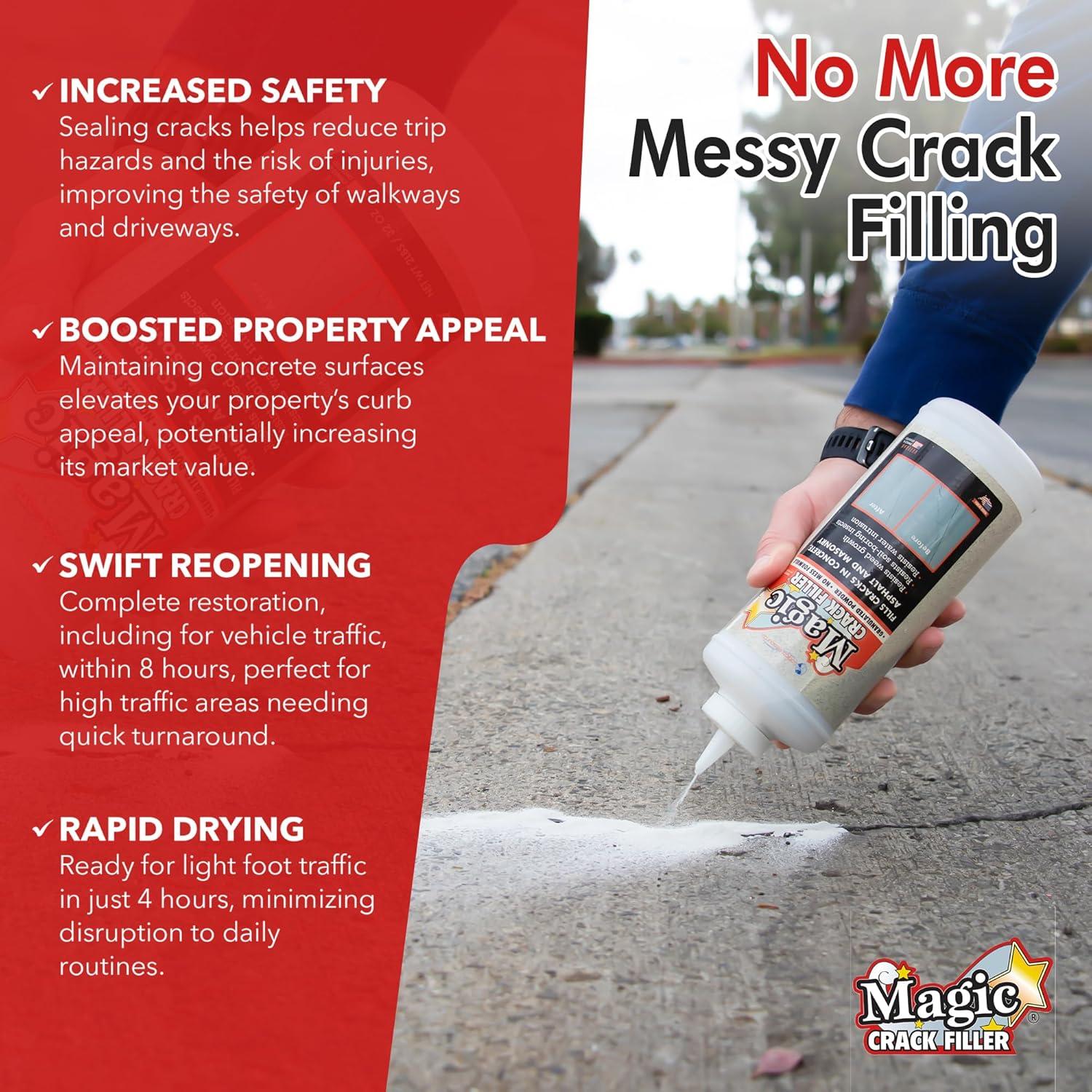 Kit de Inicio Relleno de Grietas Mágico 1.13 kg con Herramientas