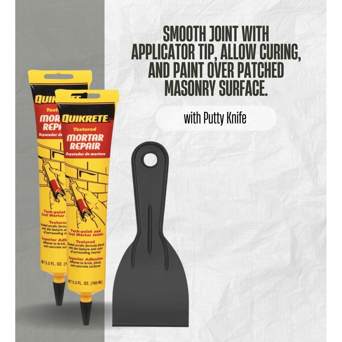 Set de Reparación Quikrete 5.5 oz con Espátula - Mortero Acrílico