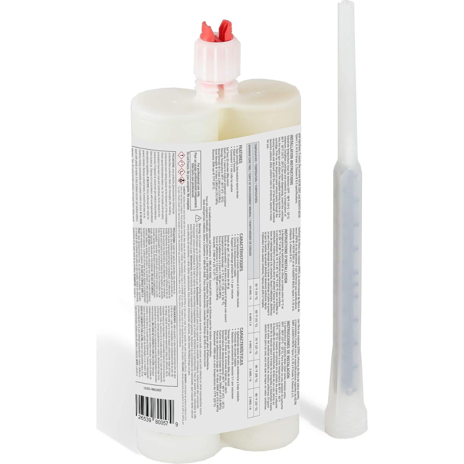 Kit de Reparación de Grietas DRICORE PRO 10 pies Fibra Carbono