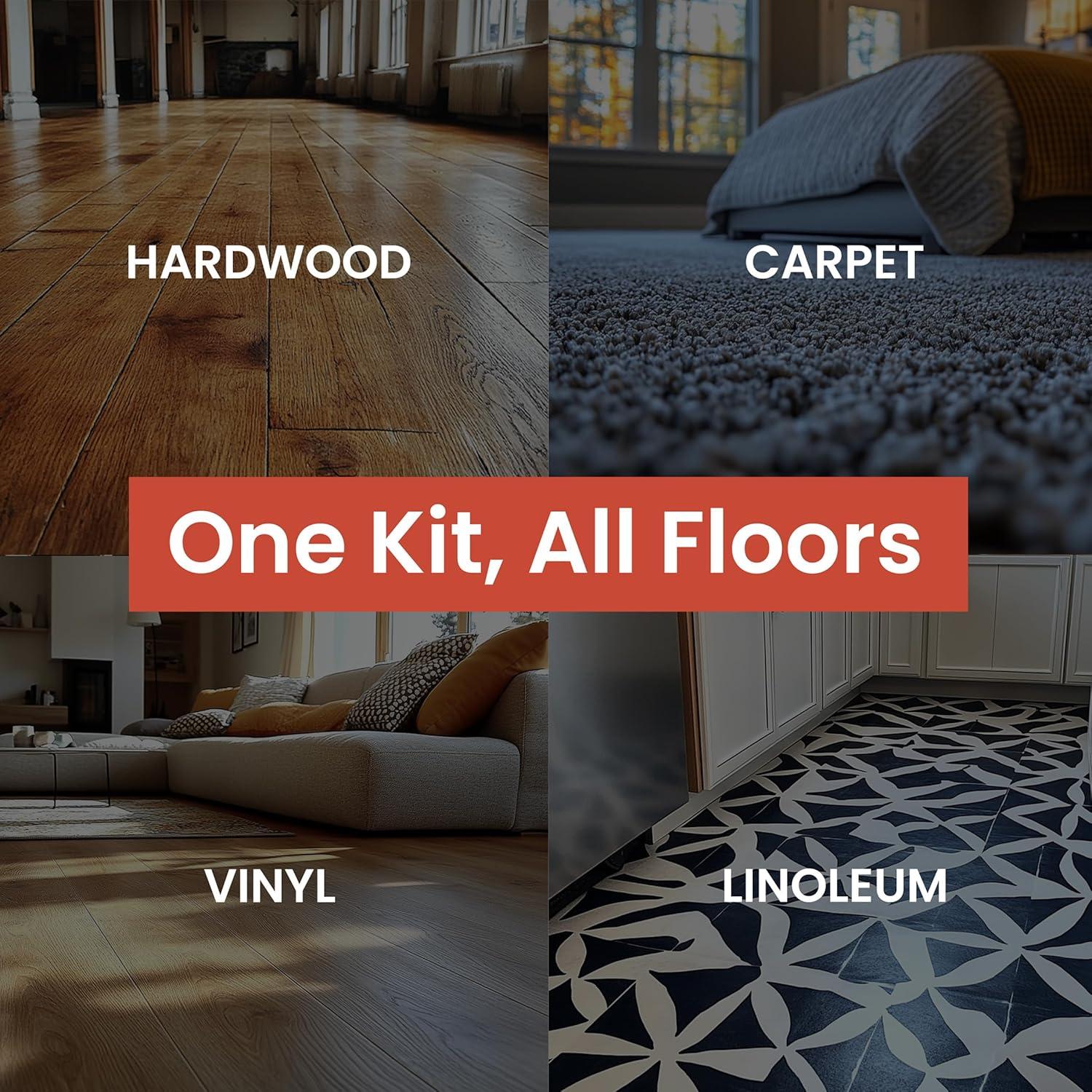 Kit de Reparación de Pisos Chirriantes SQUEEEK NO MORE - Completo