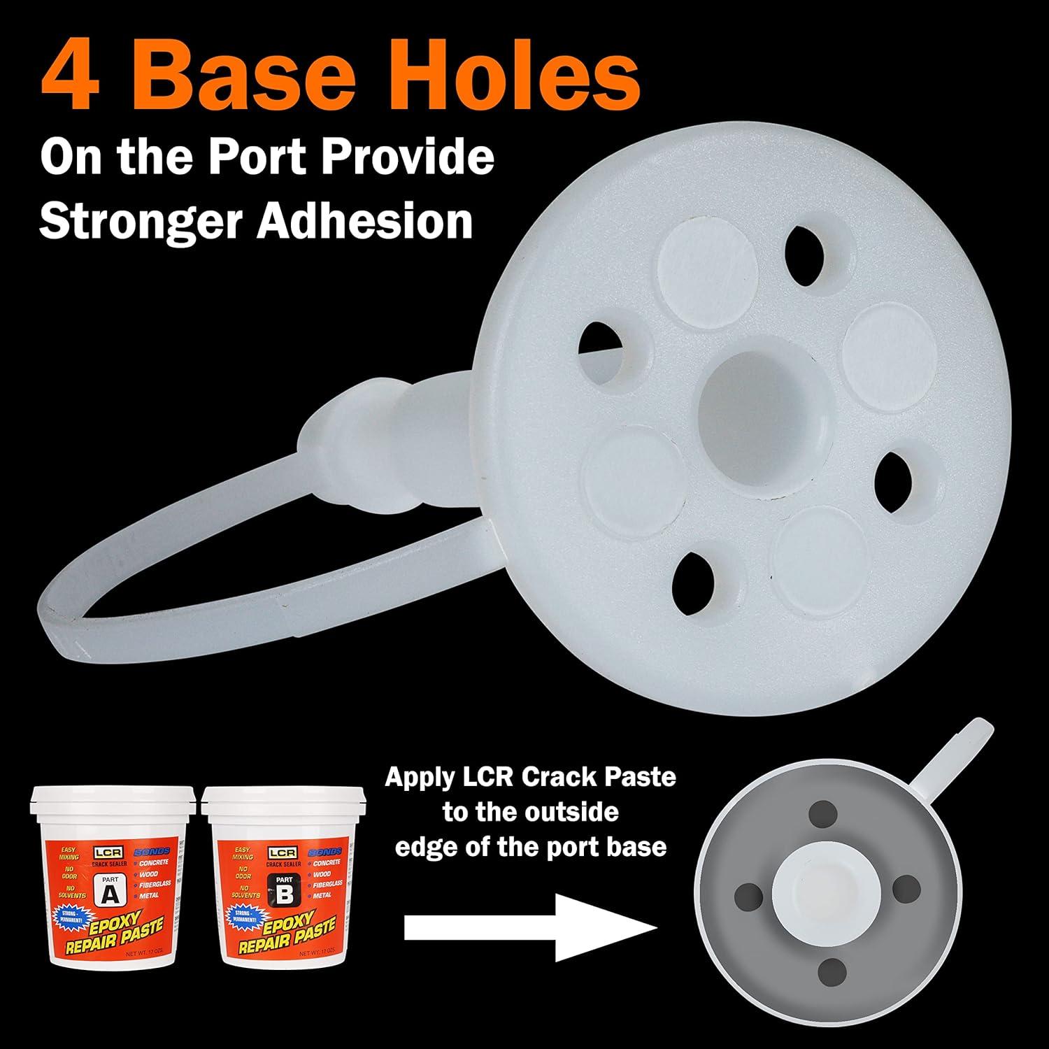 Resina Epóxica de Inyección LCR 283.5g + 7 Puertos de Inyección