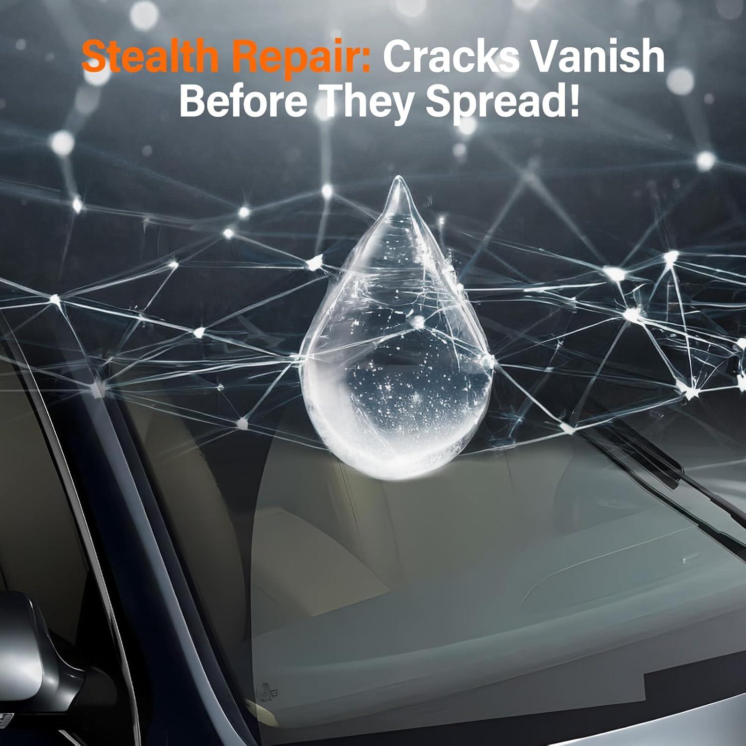 Kit de Reparación de Parabrisas Tuncate - 4 Piezas, Resina Mejorada