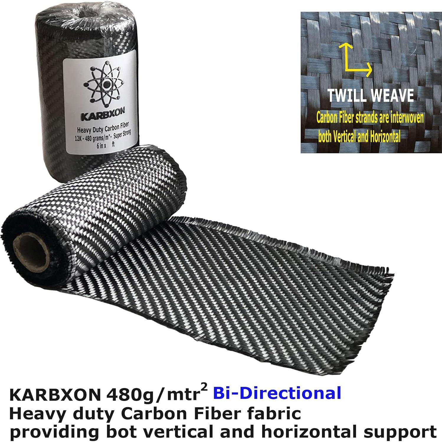 Kit de Reparación de Concreto KARBXON - Fibra de Carbono y Epóxico