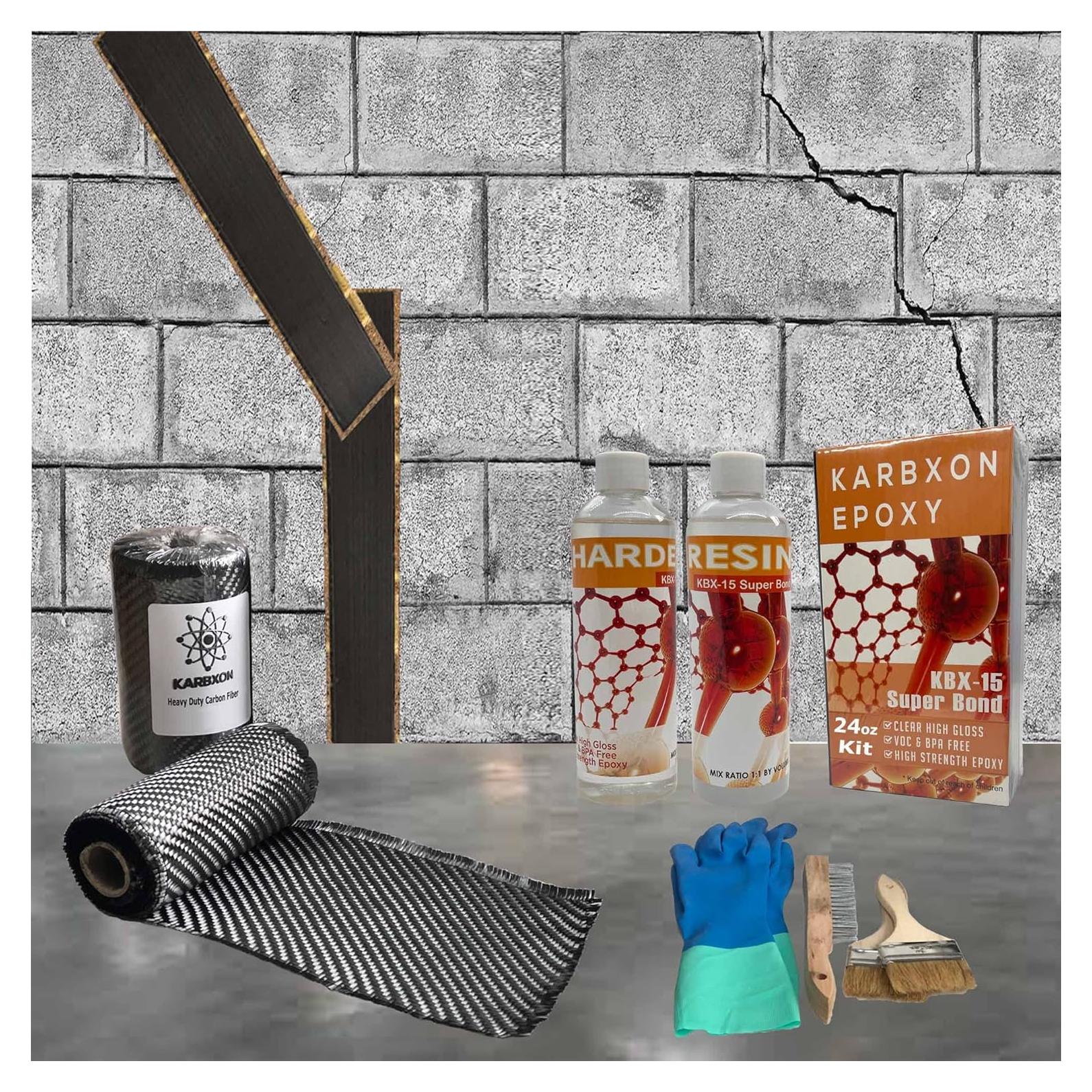 Kit de Reparación de Grietas KARBXON 3K 10 pies - Alta Resistencia