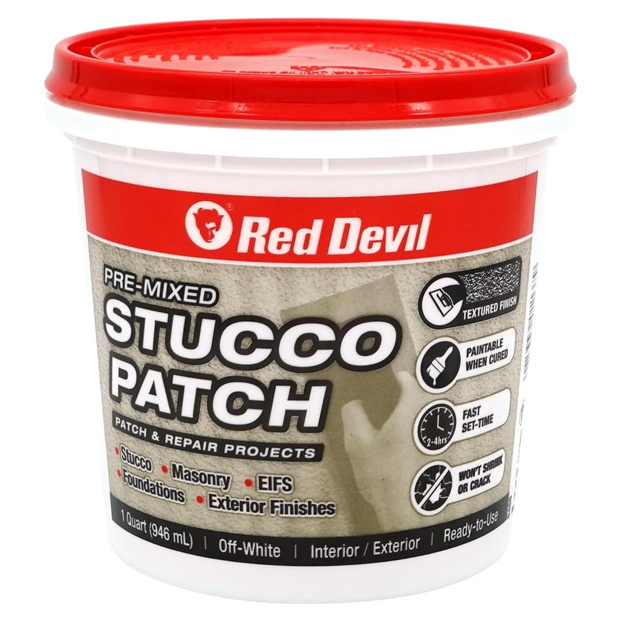 Parche de Estuco Pre Mezclado Red Devil 0450, 1 Paquete 226g