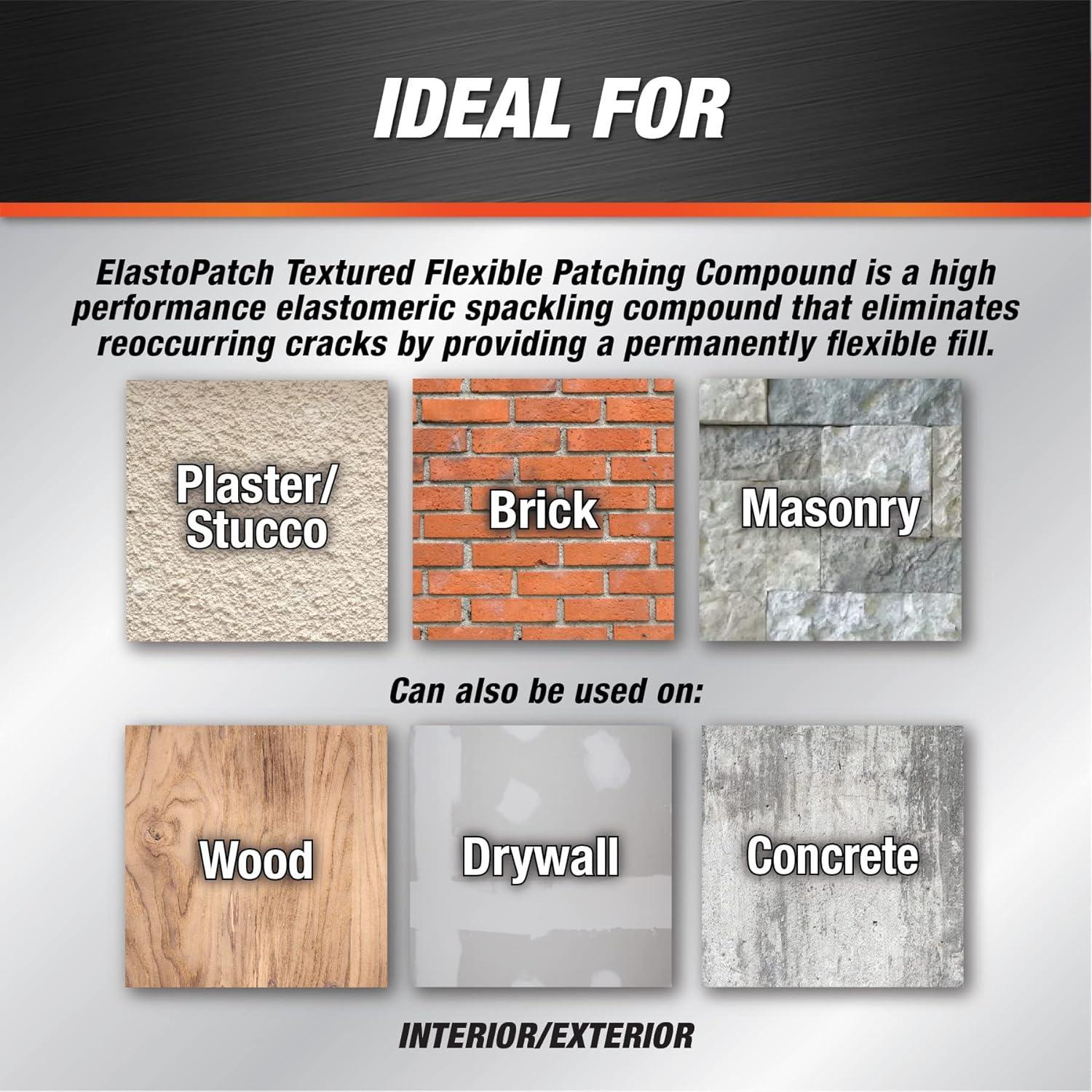 DAP Elastopatch Texturado 286 g Compuesto de Parcheo Flexible