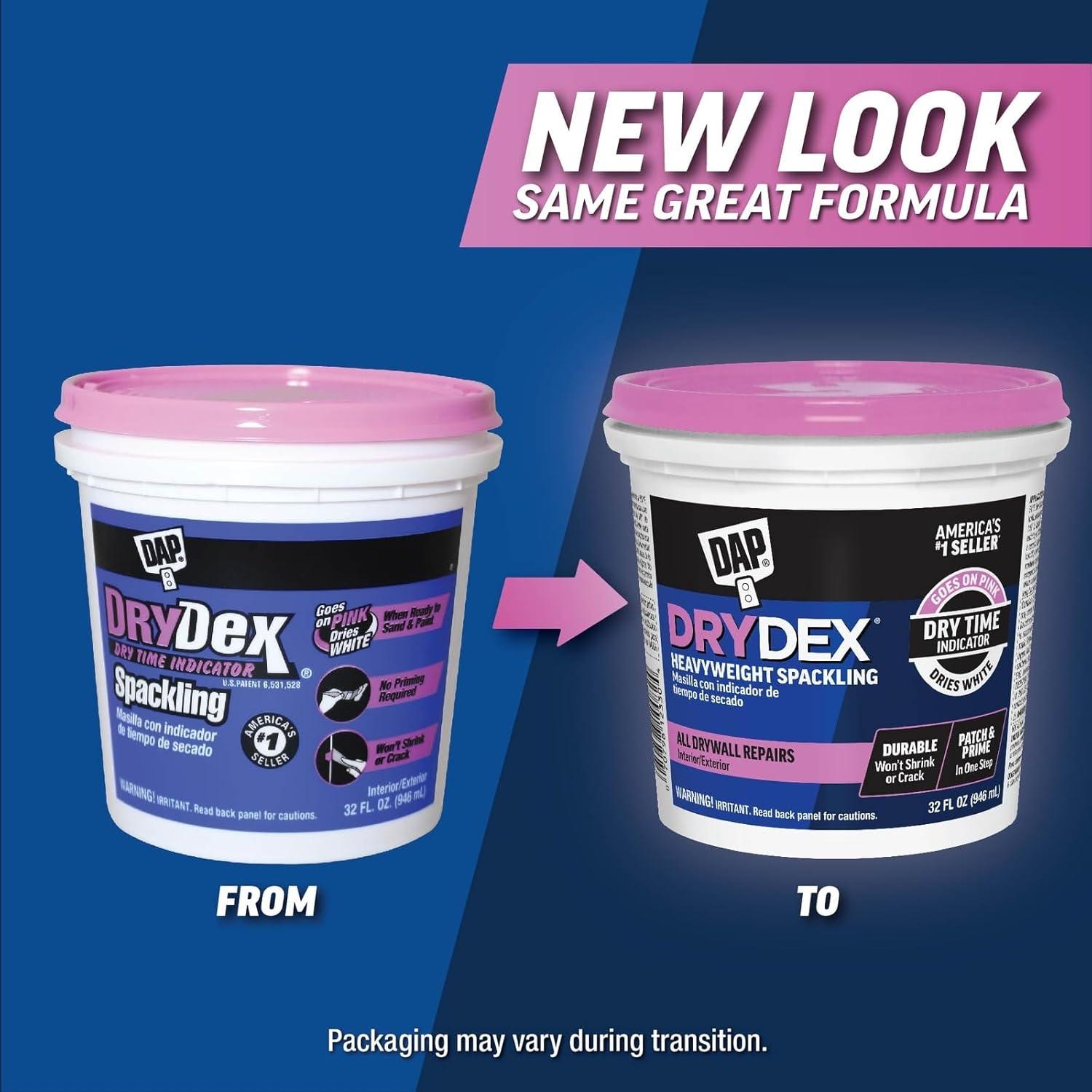 Masilla DAP DryDex 0.95L Interior/Exterior Rosa/Blanco