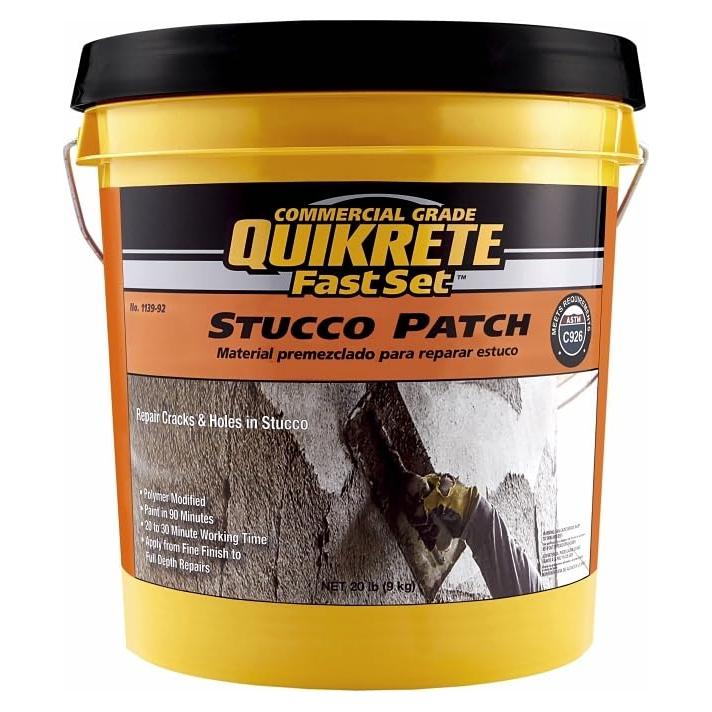 Parche de Estuco Quikrete FastSet 9.07 kg - Rápido Secado