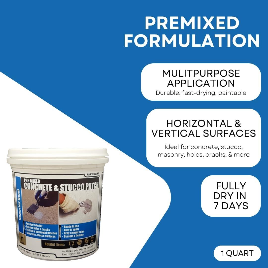 Parche de Concreto Premezclado Akona 1 Cuarto - Reparación Rápida
