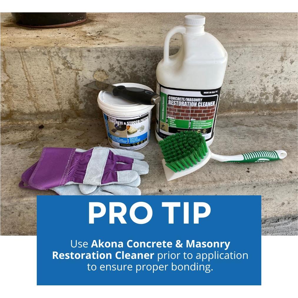 Parche de Concreto Premezclado Akona 1 Cuarto - Reparación Rápida