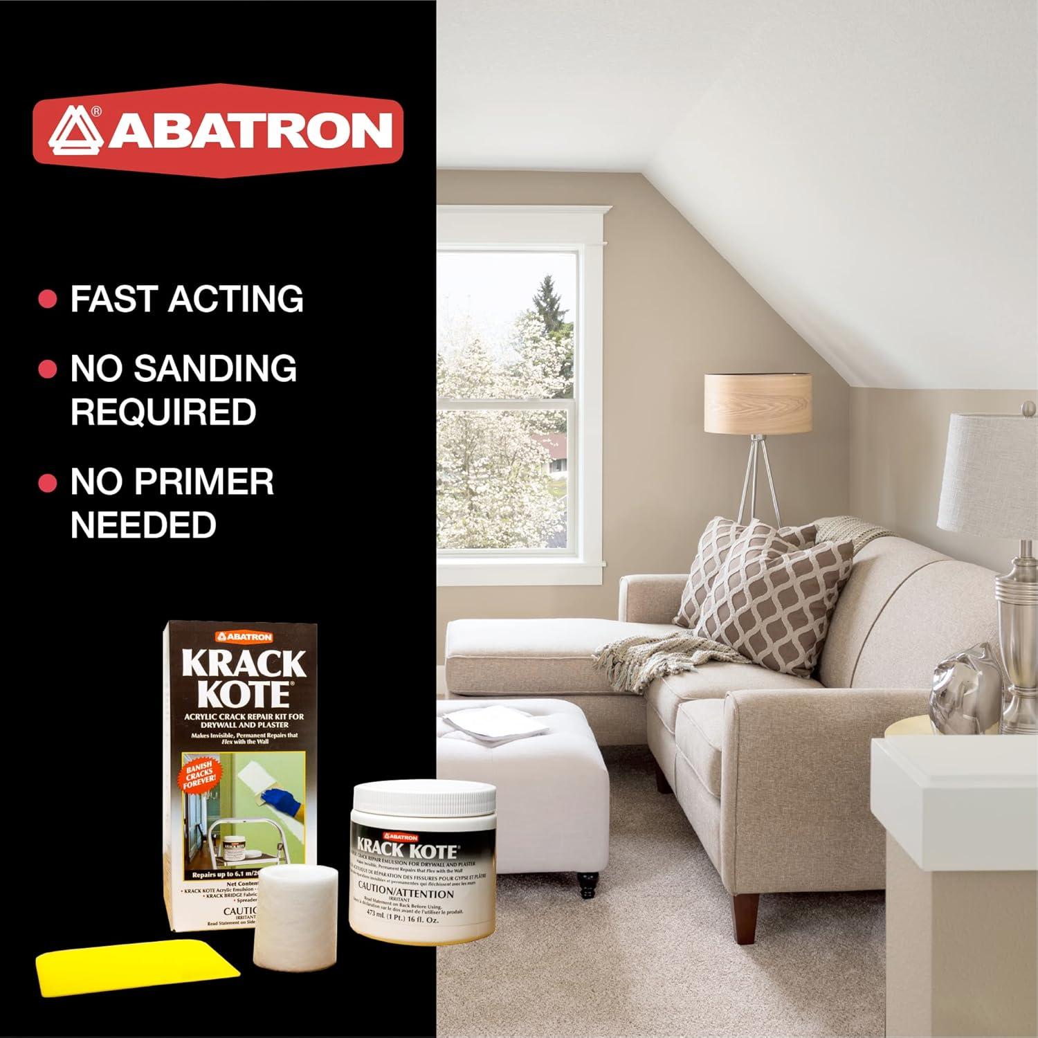 Kit de Reparación de Yeso Abatron Krack Kote - 6.1m Malla