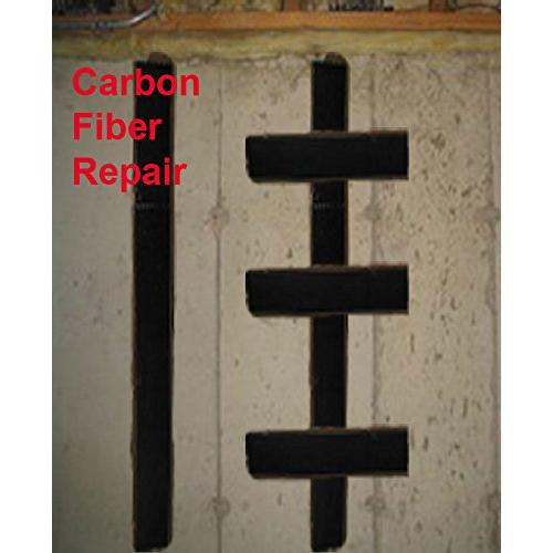 Kit de Reparación de Grietas en Paredes de Sótano Fibra de Carbono 0.61m