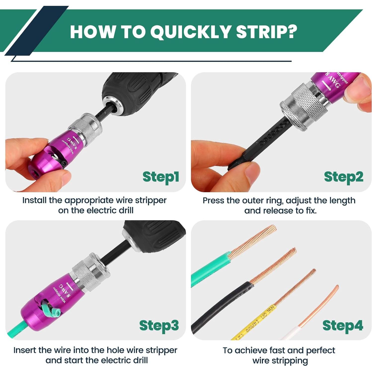 Desforradora de Cables 8 en 1 Velony Vacay, 0.5 kg, Rápida