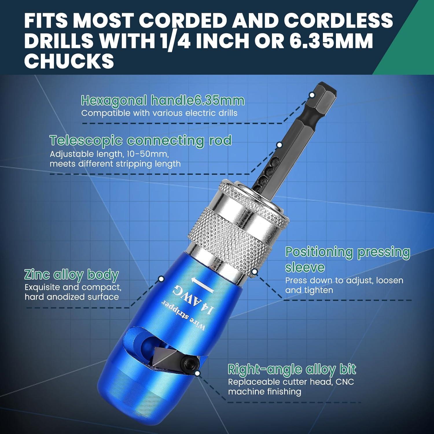 Desforradora de Cables 8 en 1 Velony Vacay, 0.5 kg, Rápida