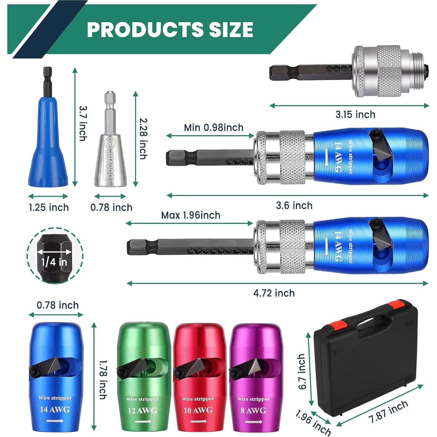 Desforradora de Cables 8 en 1 Velony Vacay, 0.5 kg, Rápida