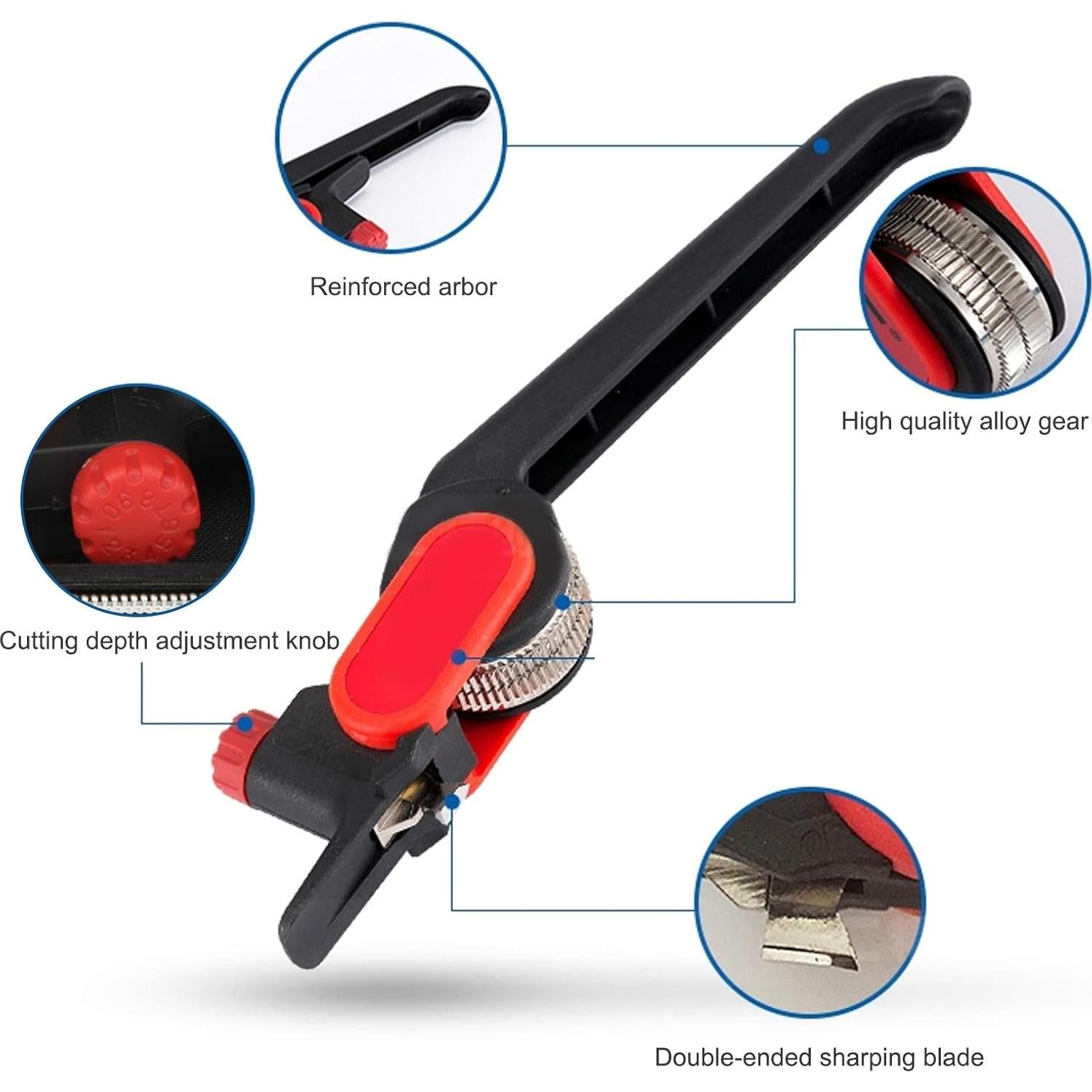 Destripador de Cable Hilitand HS250 Ajustable 5mm para Pelar