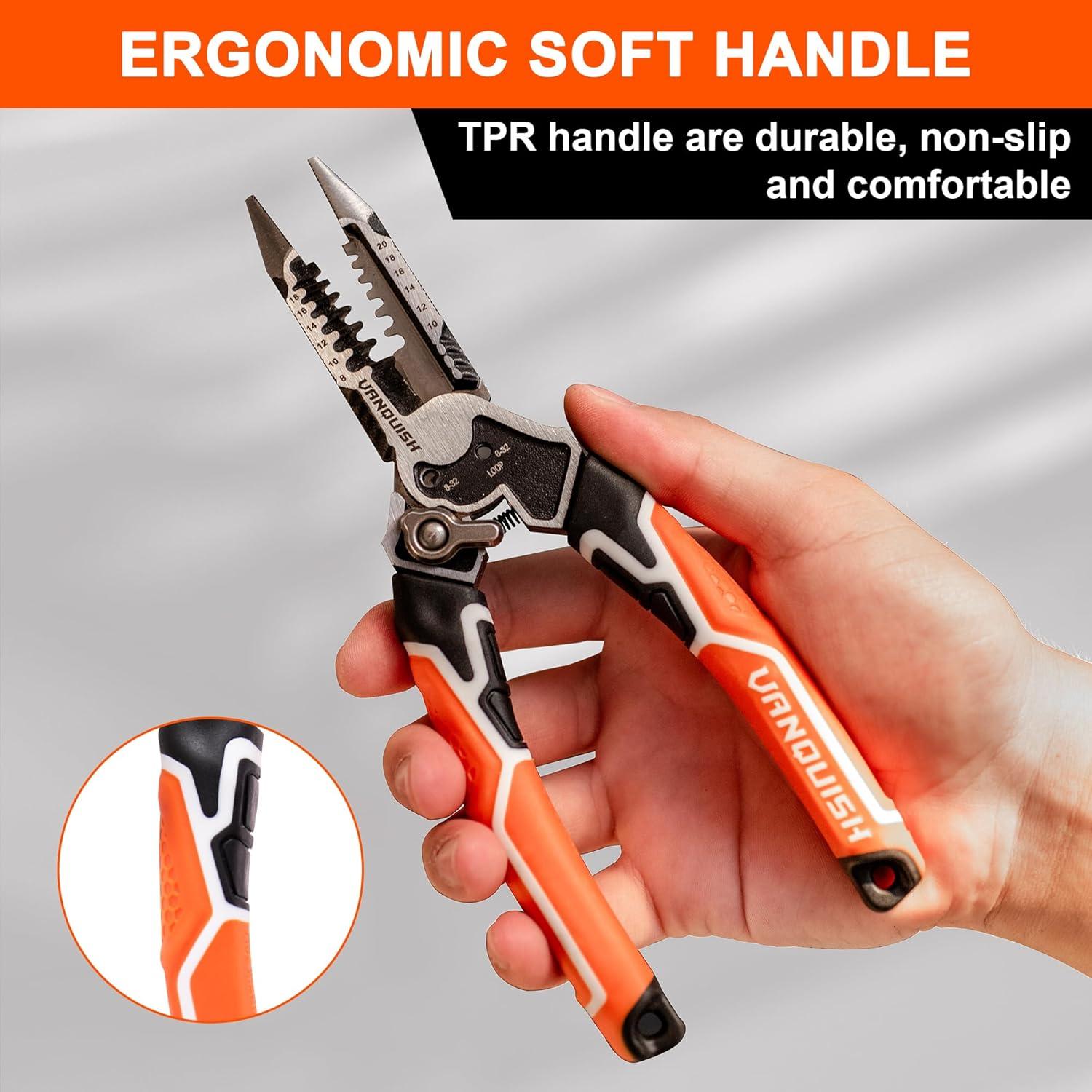 Alicates Multifuncionales Vanquish 8 en 1 3385 - Pelacables y Cortador