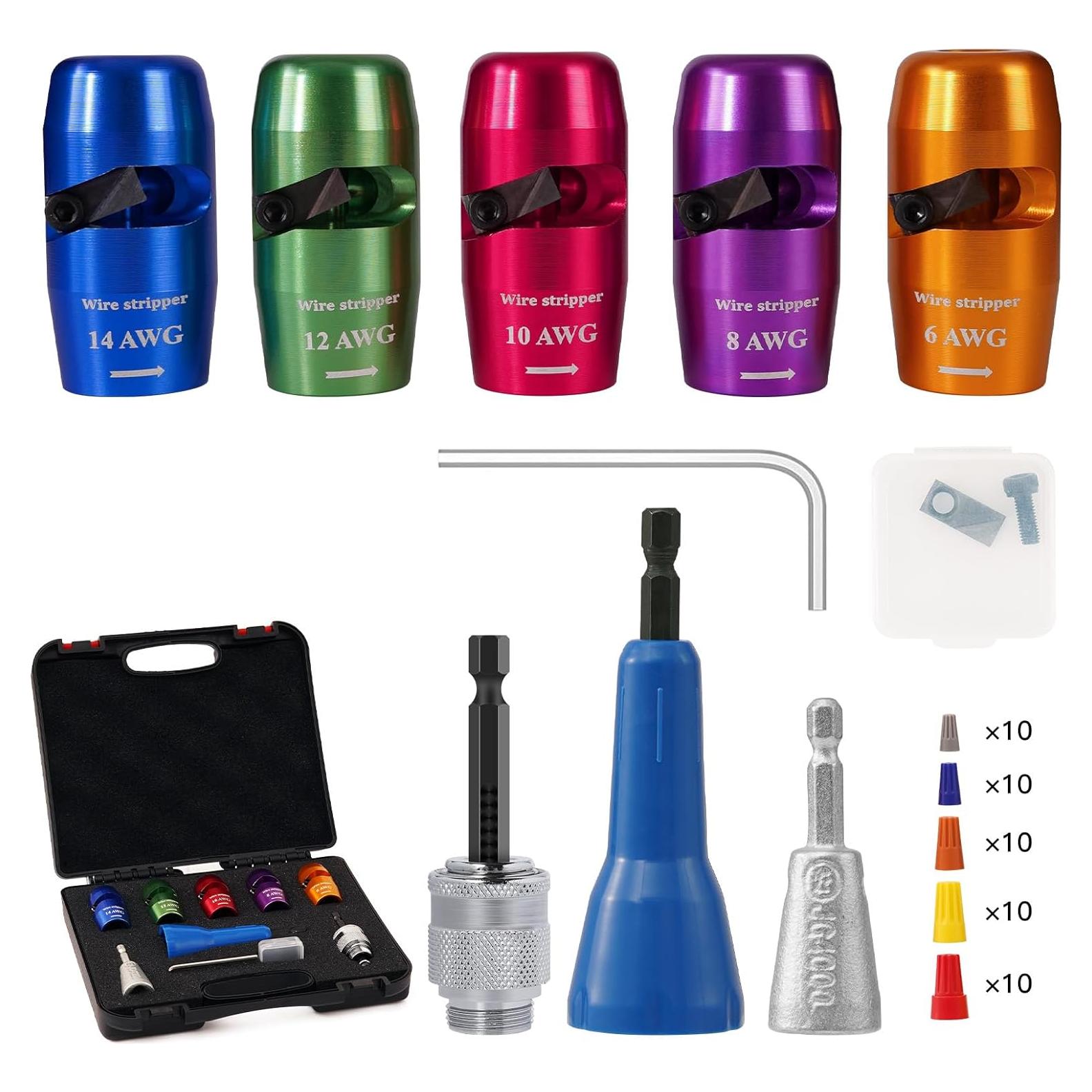 Destripador de Cables LANGSKIP'S 5-en-1 para Taladro 0.66kg