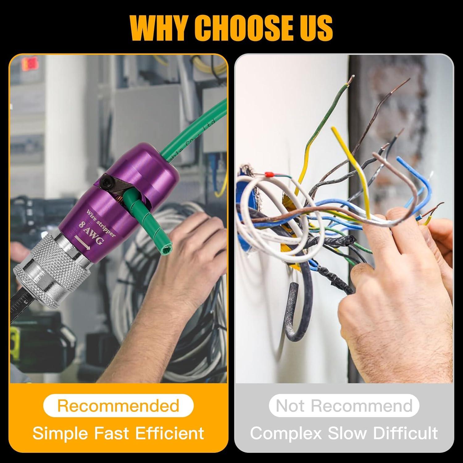 Destripador de Cables LANGSKIP'S 5-en-1 para Taladro 0.66kg