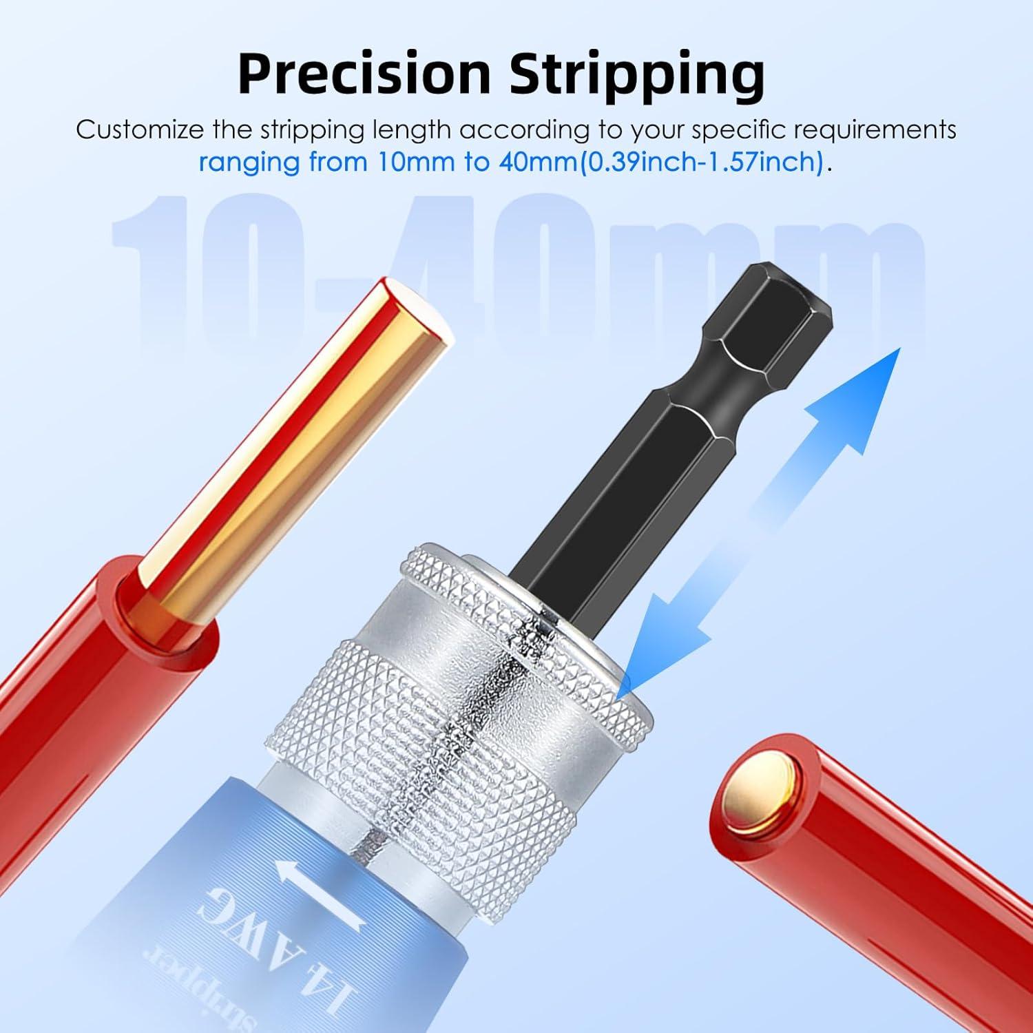 Pelacables y Torcedora NEWTRY 8/10/12/14 AWG Profesional