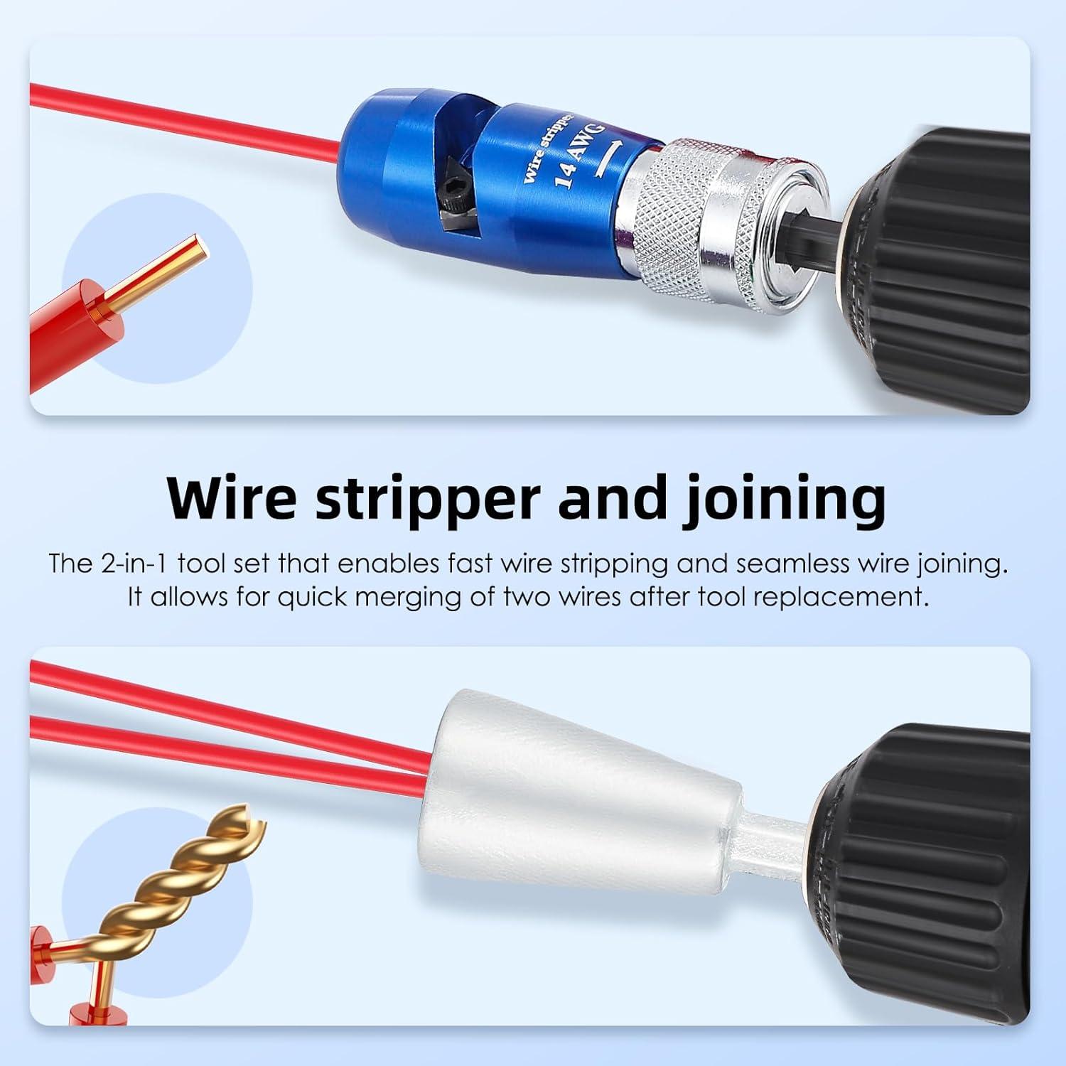 Pelacables y Torcedora NEWTRY 8/10/12/14 AWG Profesional