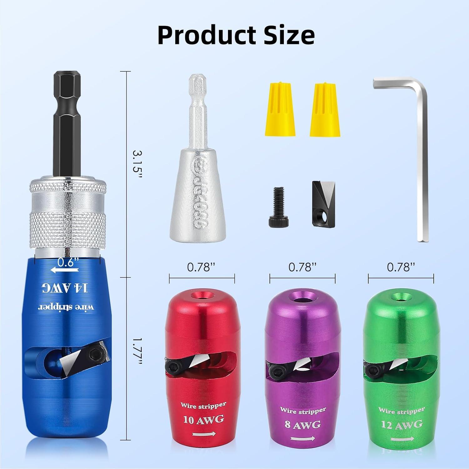 Pelacables y Torcedora NEWTRY 8/10/12/14 AWG Profesional