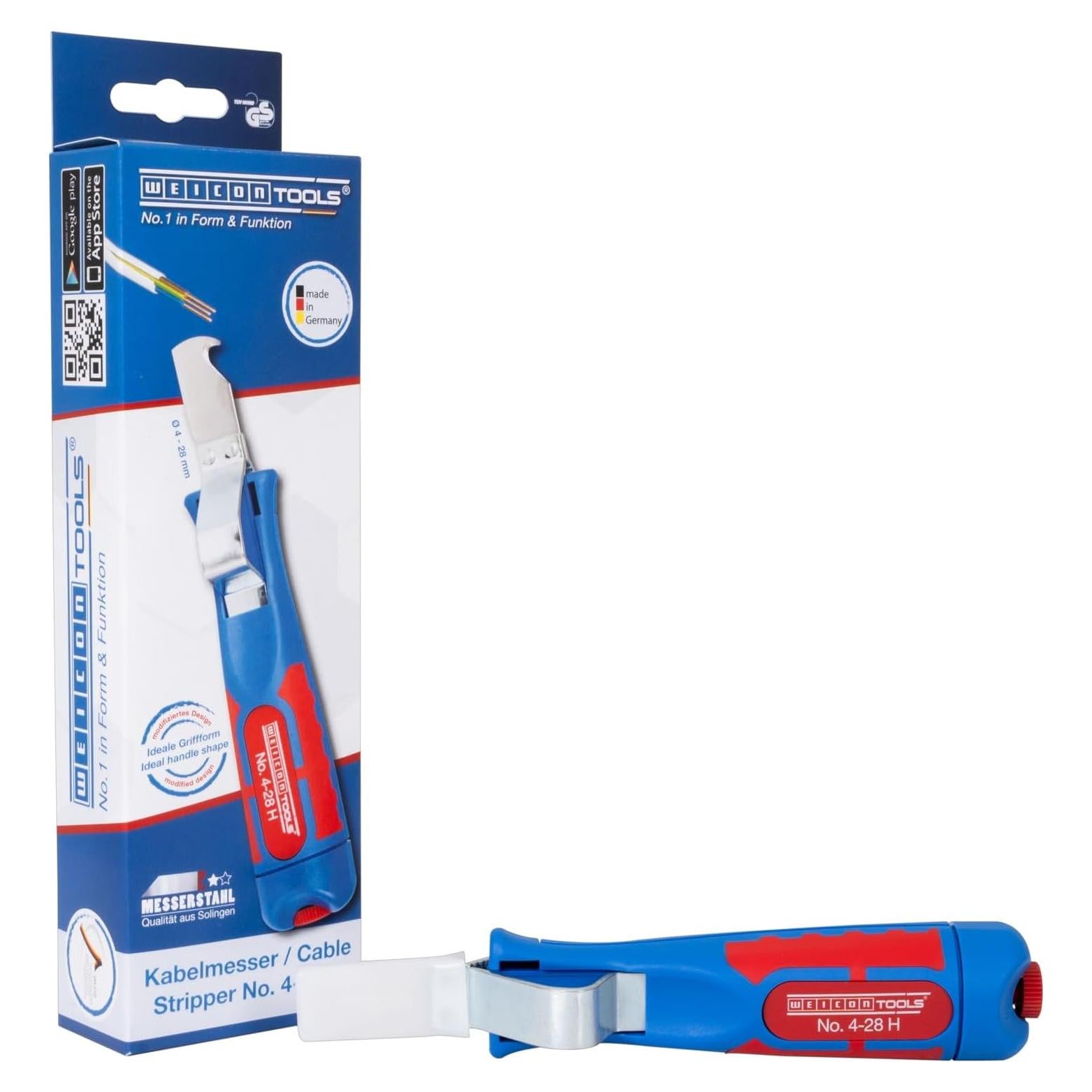 Desforrador de Cables WEICON No. 4-28 H - Ajustable 4-28 mm