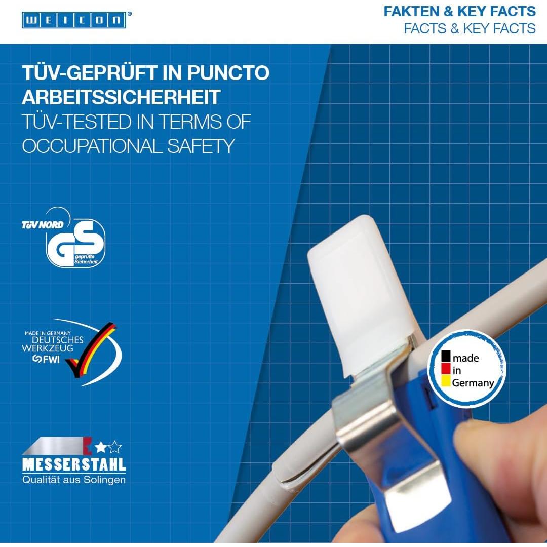 Desforrador de Cables WEICON No. 4-28 H - Ajustable 4-28 mm