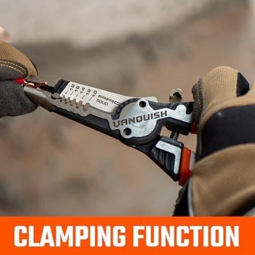 Pelacables Multifuncional Vanquish 3386 - Cortador y Alicates 8 en 1