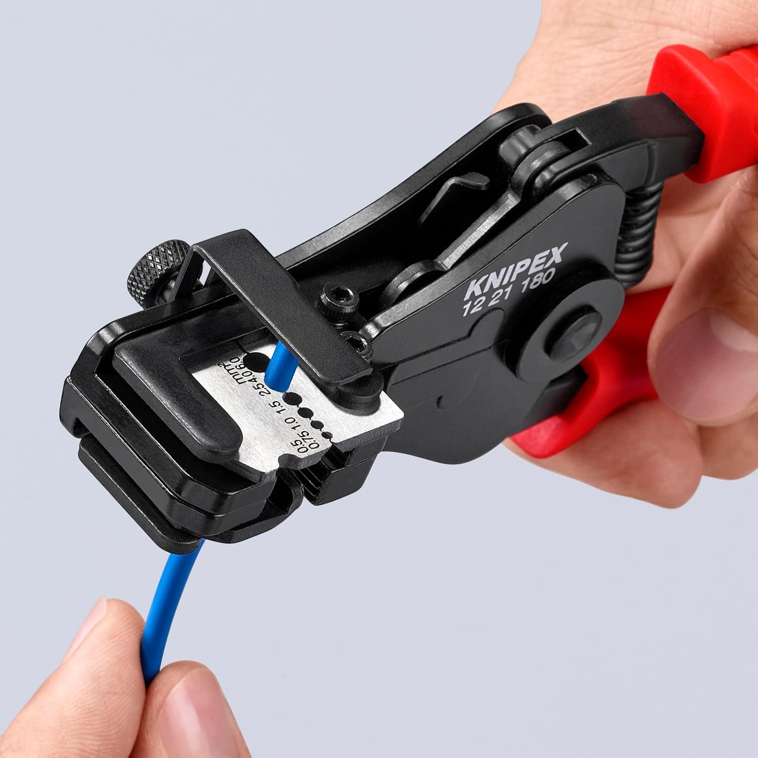 Pelacables Automático KNIPEX 0.5-6.0 mm² 18.42 cm