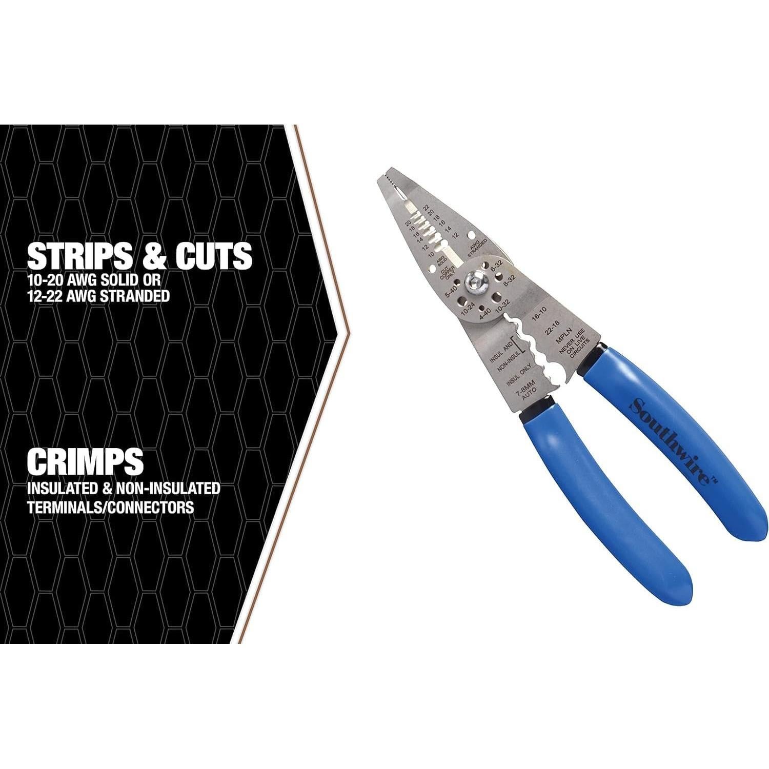 Herramienta Multifuncional Southwire MPLN - Pelador y Crimpador