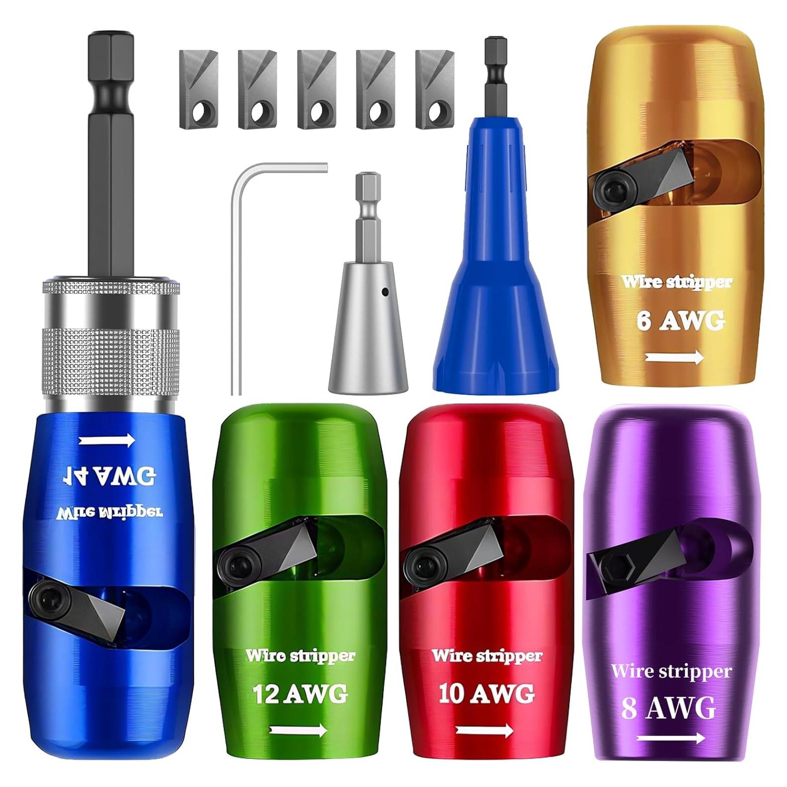 Desforradora de Cables Mozeyerh 8 en 1 con 5 Cuchillas