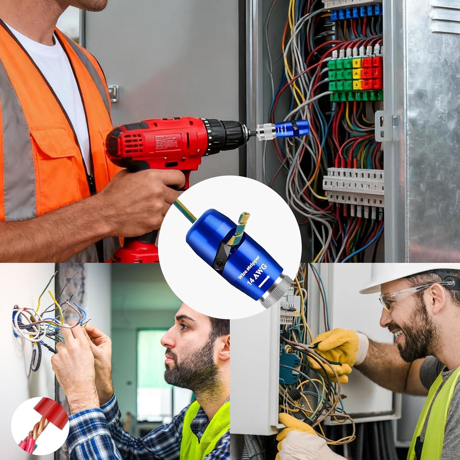 Desforradora de Cables Mozeyerh 8 en 1 con 5 Cuchillas