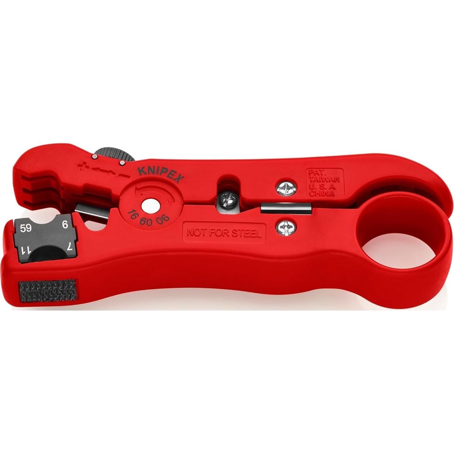 Herramienta de Desforre Knipex 16 60 06 SB para Cables Coaxiales