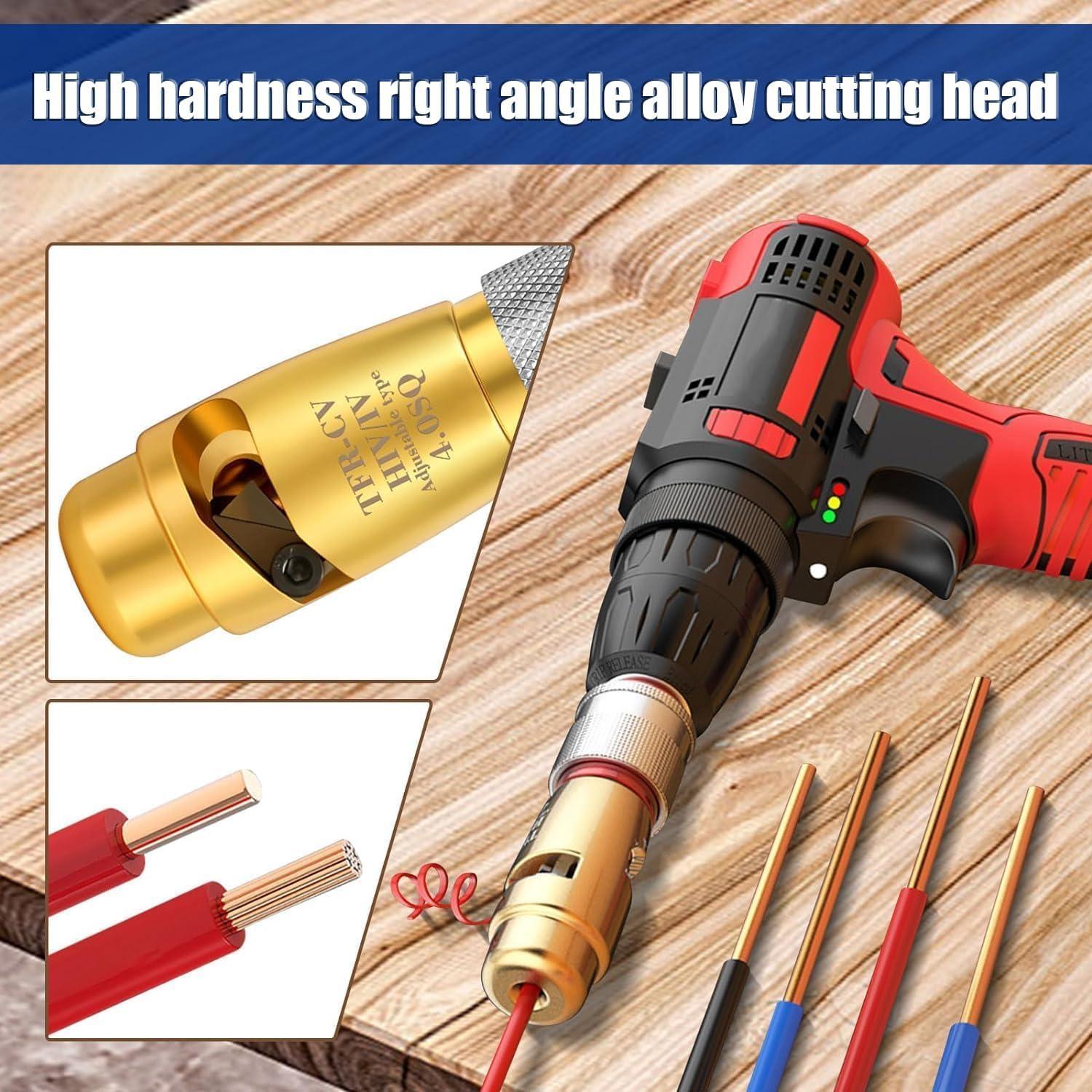 Destripador de Cables SIRDIKA 7 Piezas para Taladro Eléctrico