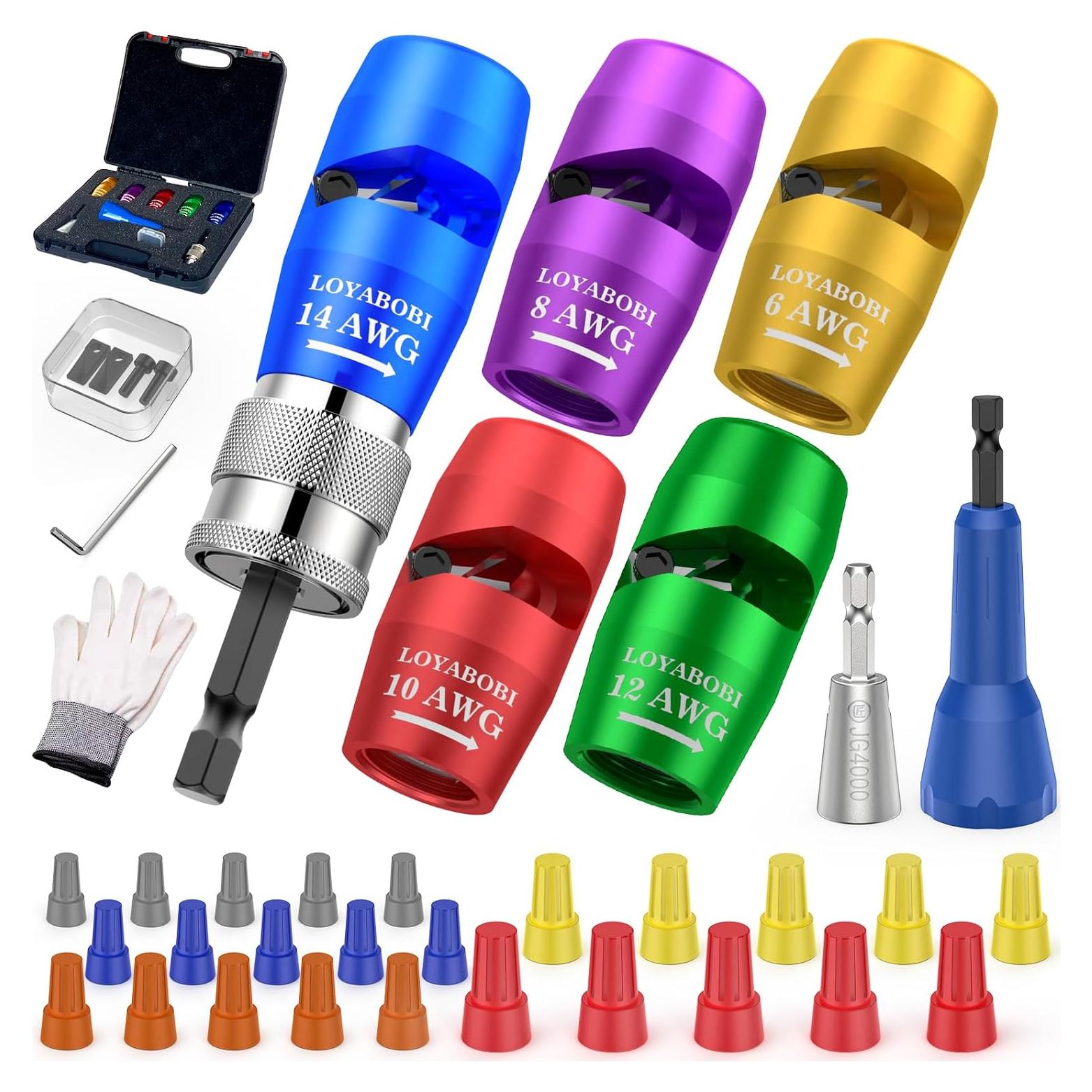 Herramienta Desforradora y Retorcedora LOYABOBI 13pcs 6-14 AWG