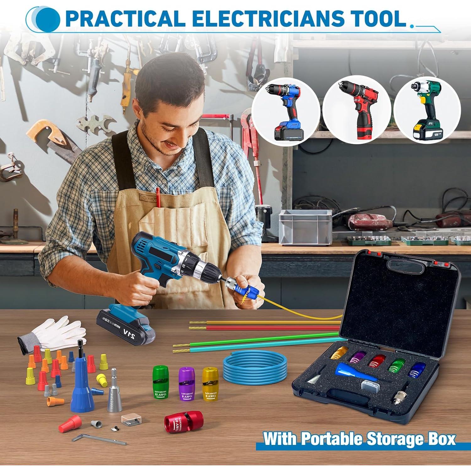 Herramienta Desforradora y Retorcedora LOYABOBI 13pcs 6-14 AWG