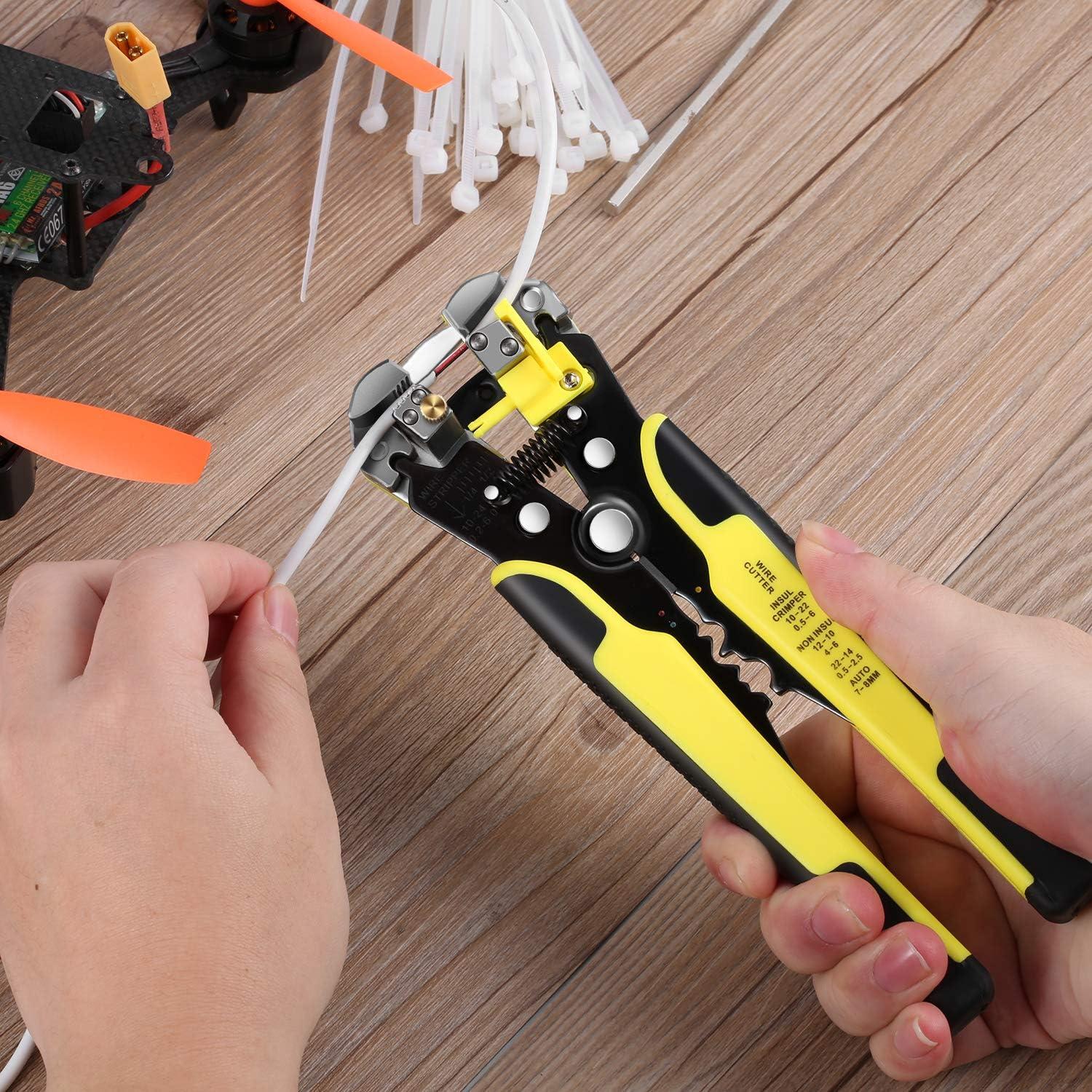 Pelacables Automático Dromild 8" 3 en 1 para Pelar, Cortar, Crimpar