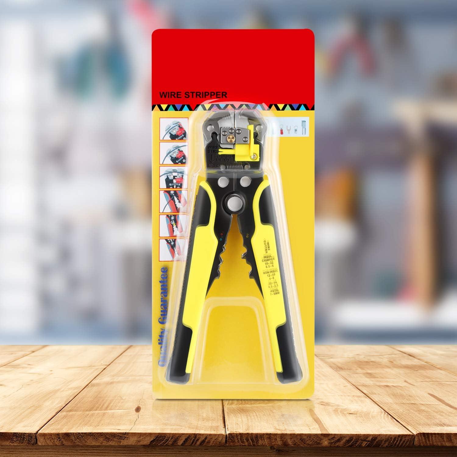 Pelacables Automático Dromild 8" 3 en 1 para Pelar, Cortar, Crimpar