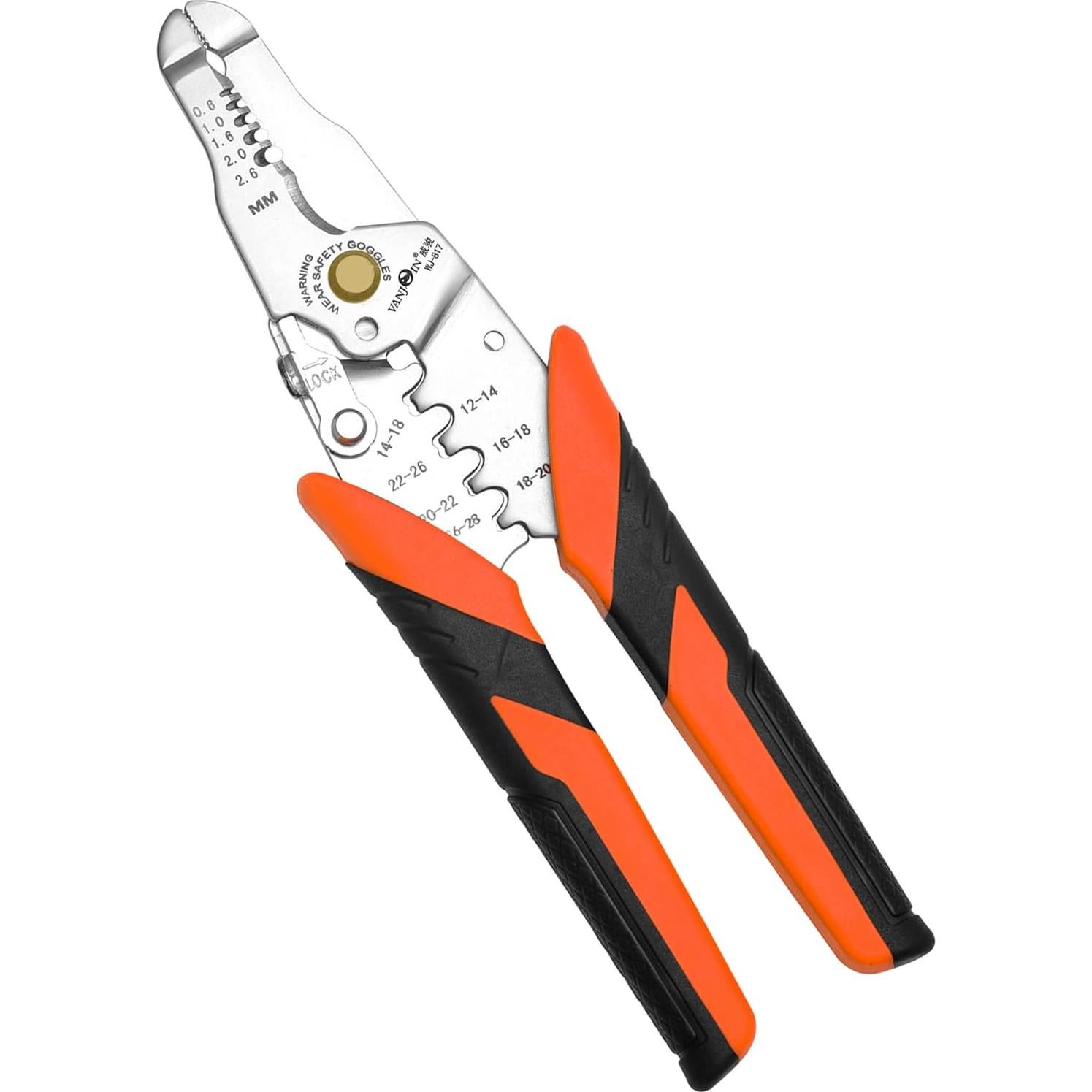 Pelacables y Crimpadora VANJOIN 18.7 cm para AWG 10-22