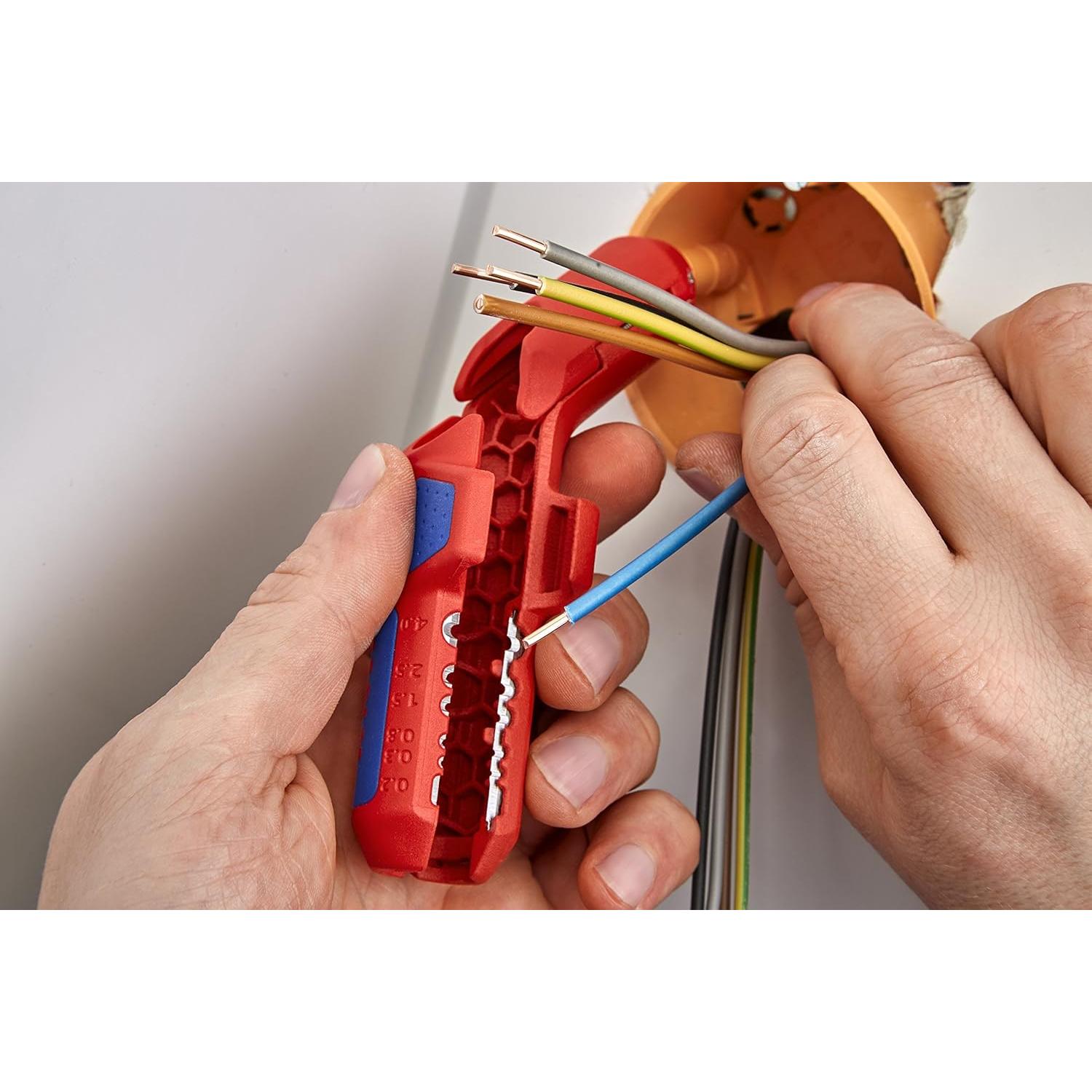 KNIPEX Ergostrip 16 95 01 SB - Herramienta de Precisión