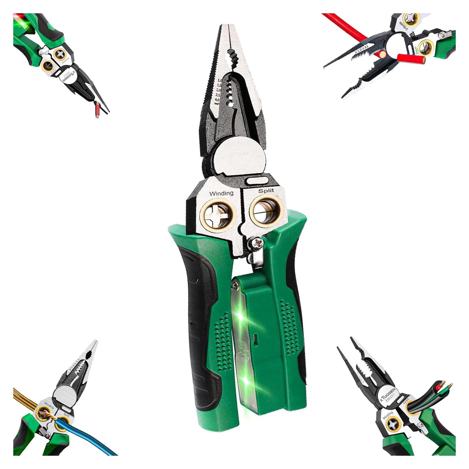 Destripador de Cables 8 en 1 JUSTHERE con Probador de Voltaje