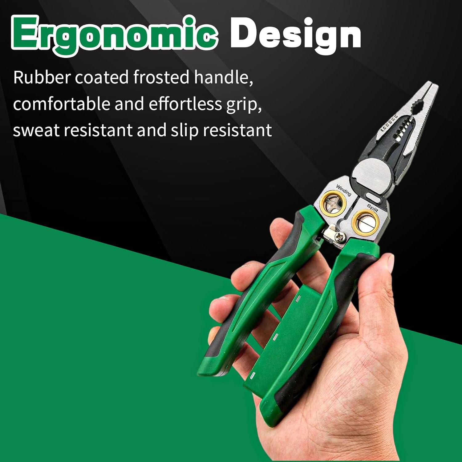 Destripador de Cables 8 en 1 JUSTHERE con Probador de Voltaje