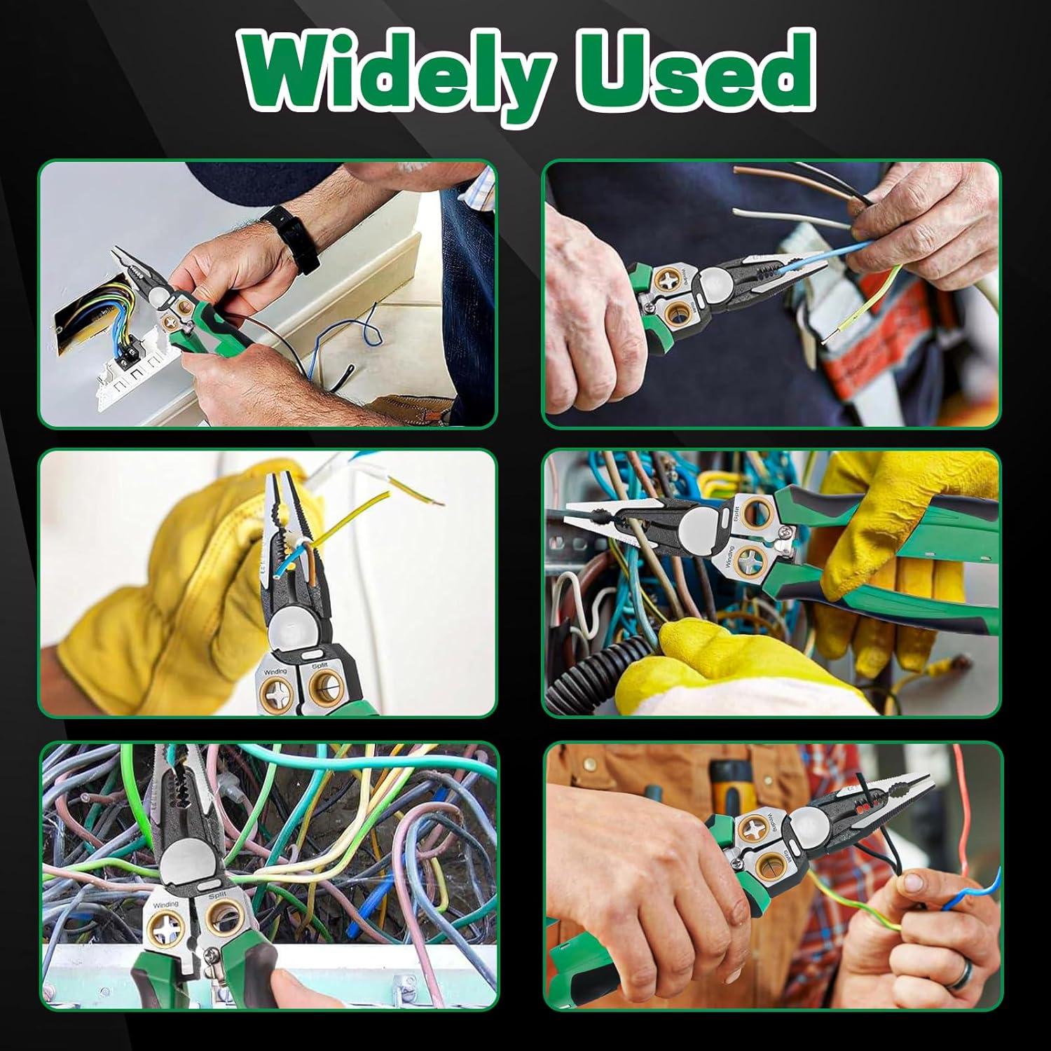 Destripador de Cables 8 en 1 JUSTHERE con Probador de Voltaje