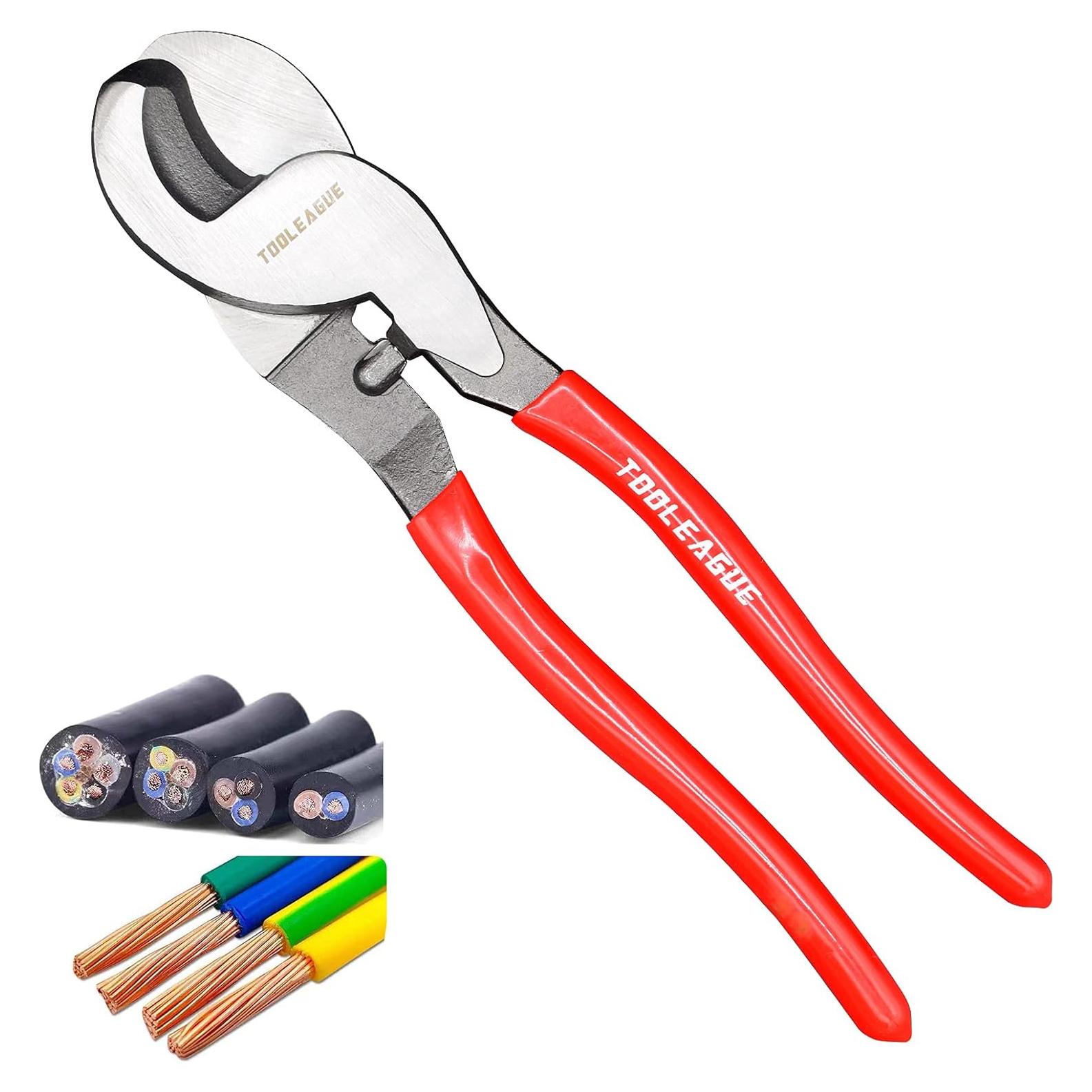 Cortador de Cable TOOLEAGUE 25.4 cm Alta Resistencia Rojo