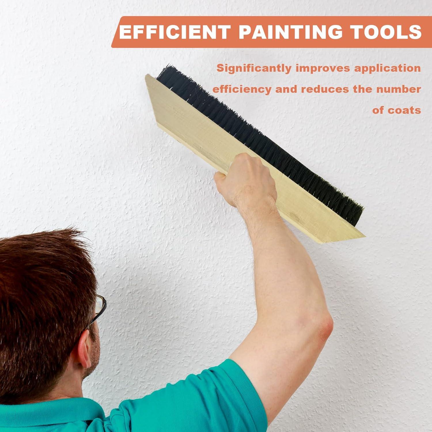 Brocha Grande de Pintura BSMstone 40cm Cerdas Nylon Negra