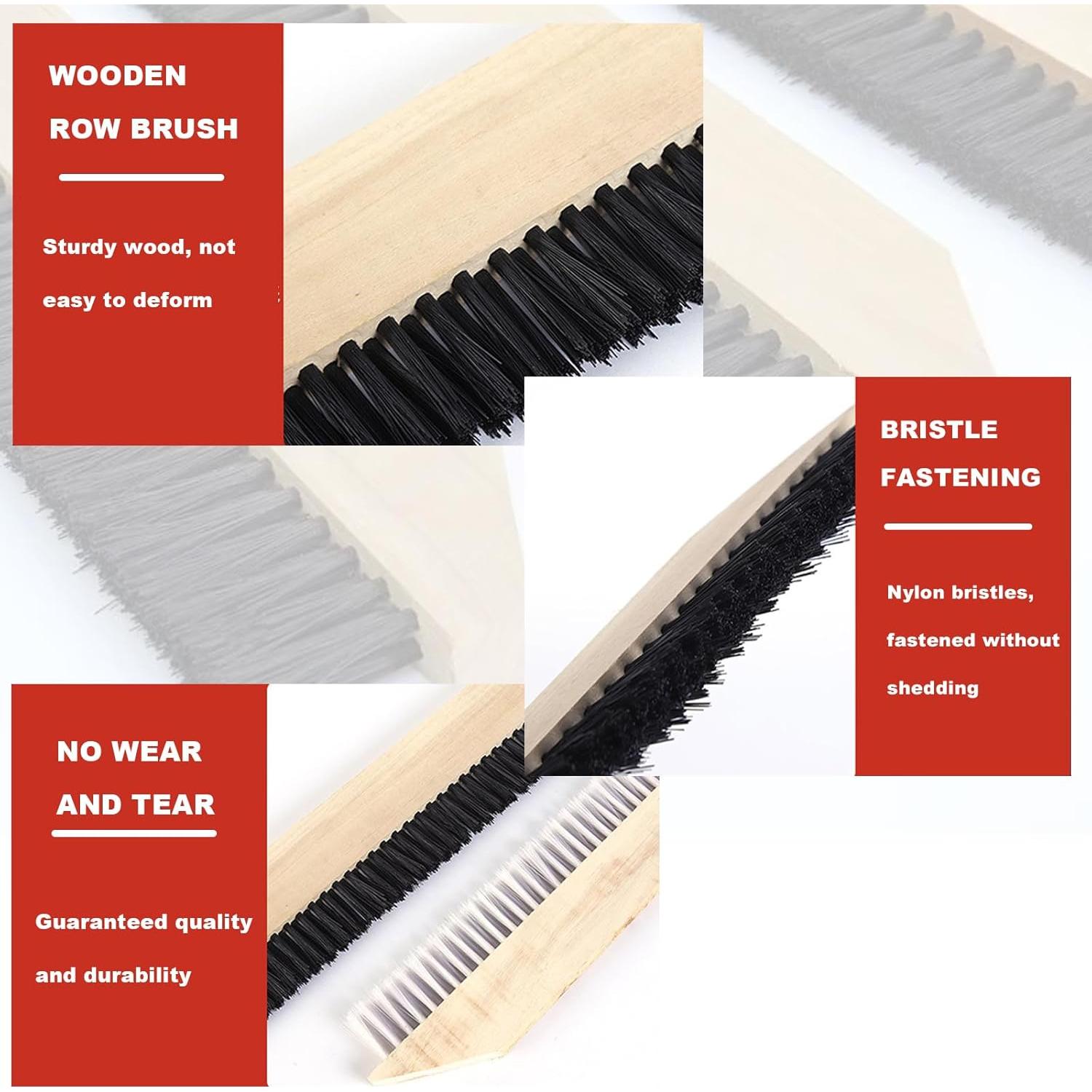 Brocha Grande de Pintura BSMstone 40cm Cerdas Nylon Negra