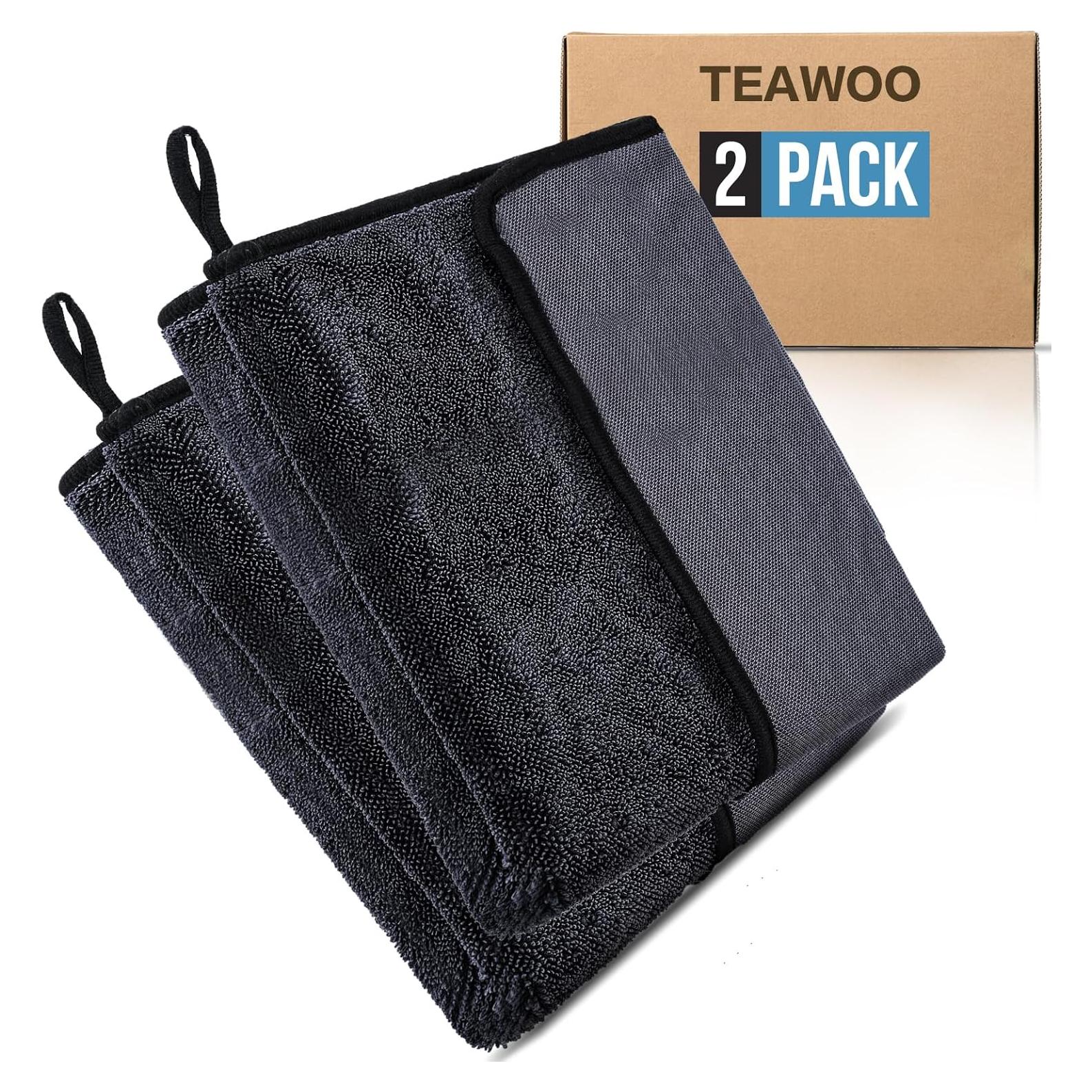 Paño de Limpieza Microfibra TEAWOO 2 Piezas 40x60 cm