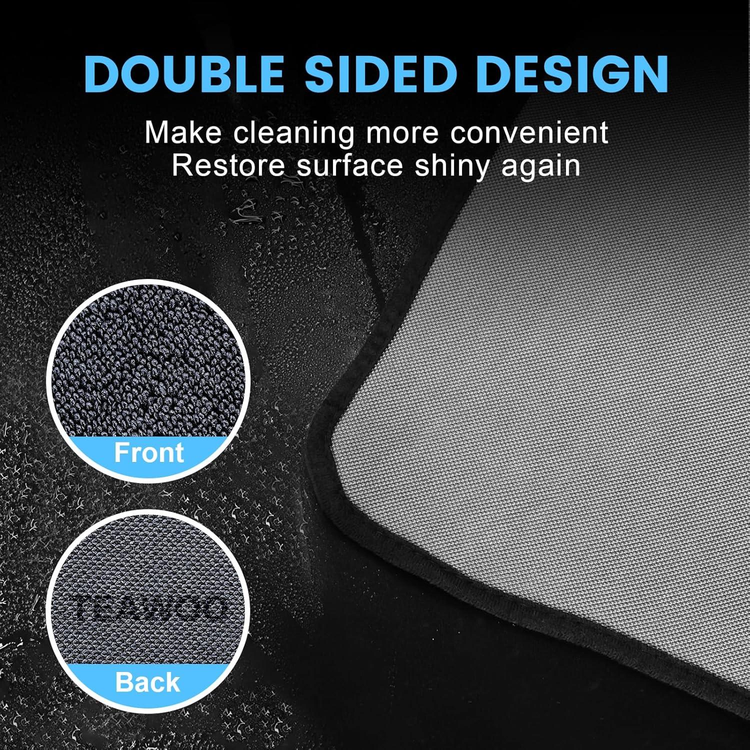 Paño de Limpieza Microfibra TEAWOO 2 Piezas 40x60 cm