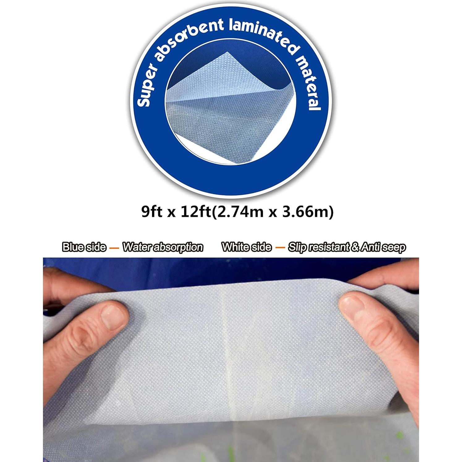 Tela de Goteo Reutilizable ROLLINGDOG 2.74 x 3.66 m - Paquete de 2